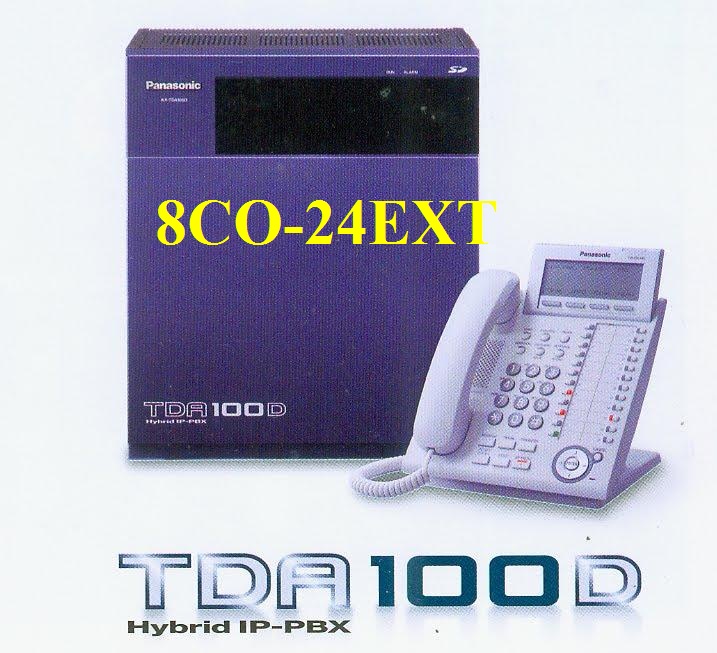 Tổng đài Panasonic KX-TDA 100DBP 8CO-24EXT